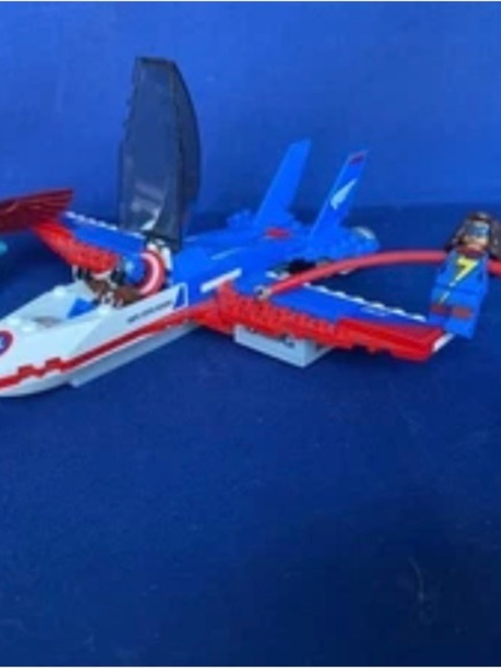 LEGO Marvel Super Heroes Captain America Jet Pursuit 76076-Complete w/Box&Manual - Picture 2 of 12